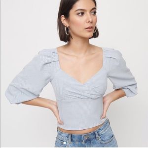 Dynamite Lantern Sleeve blouse BNWT